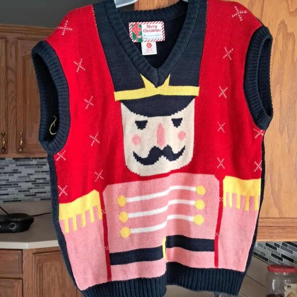 merry  christmas womens top  vest - Picture 4 of 8